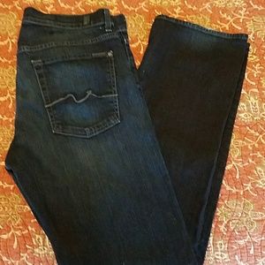 7 for All Mankind Austyn dark wash,  Size 36